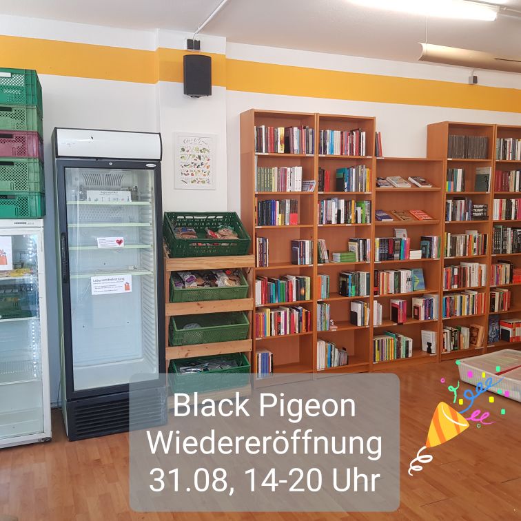 Am 31.08. eröffnet das Black Pigeon wieder im Rahmen des Hafenspaziergangs.. 